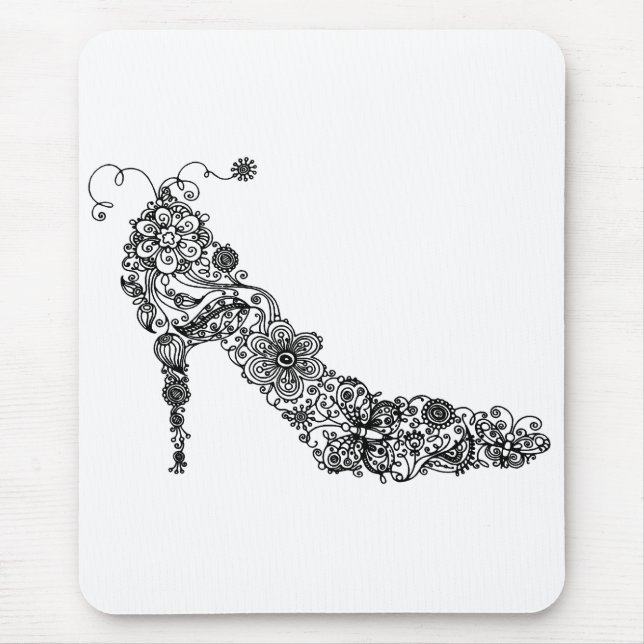 Alfombrilla De Ratón Moda Shoe ~ Mousepad (Frente)