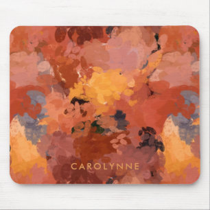Alfombrilla De Ratón Moda Trendy Terracotta Rust Naranja Brown