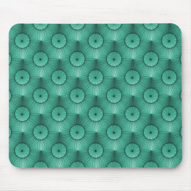 Alfombrilla De Ratón Moda Ultramoderna Verde Seafoam Mousepad (Frente)