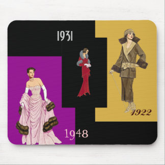 Alfombrilla De Ratón Modas Mousepad 1922 a 1948