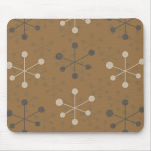 Alfombrilla De Ratón Modelo atómico en Mousepad marrón