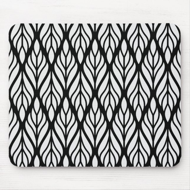 Alfombrilla De Ratón Modelo blanco de la hoja del personalizar (Frente)