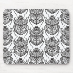 Alfombrilla De Ratón Modelo con Doodle de la mano