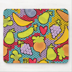 Alfombrilla De Ratón Modelo con las frutas y verduras