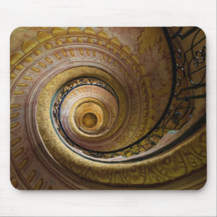 Alfombrilla De Ratón Modelo de la escalera espiral
