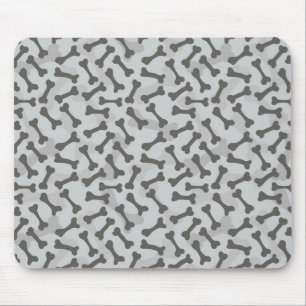 Alfombrilla De Ratón Modelo de la textura del hueso Greyscale