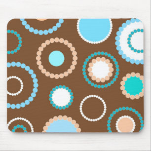 Alfombrilla De Ratón Modelo de los círculos - Mousepad