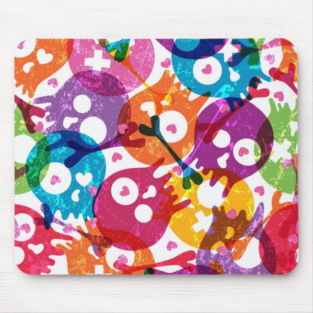 Alfombrilla De Ratón Modelo de los cráneos (Frente)