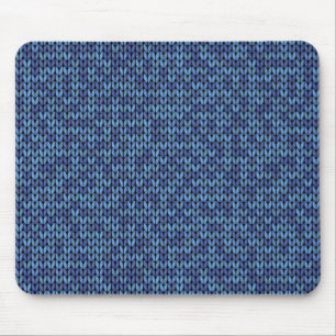 Alfombrilla De Ratón Modelo de punto del azul