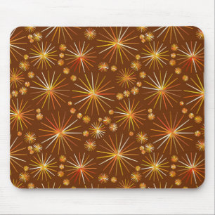 Alfombrilla De Ratón Modelo de Sputnik de los mediados de siglo, marró