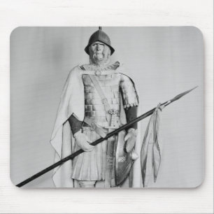 Alfombrilla De Ratón Modelo de un cavalryman de Carolingian