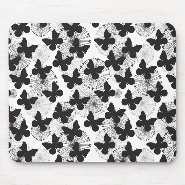 Alfombrilla De Ratón modelo de una mariposa (Frente)