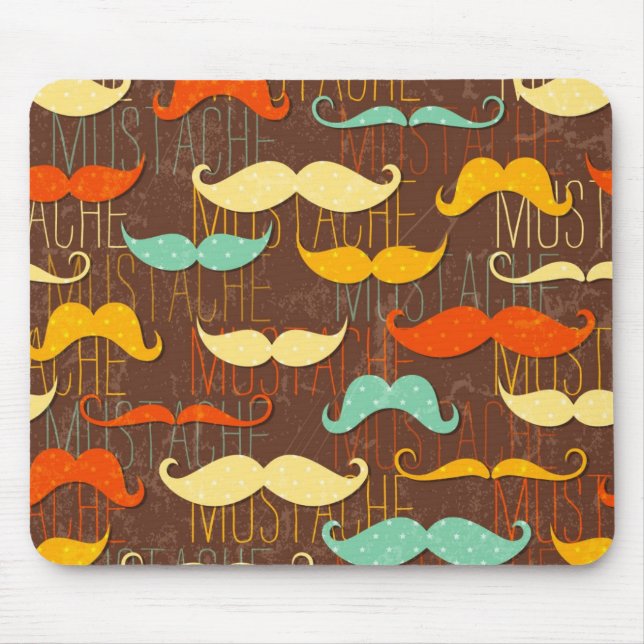 Alfombrilla De Ratón Modelo del bigote (Frente)