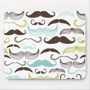 Alfombrilla De Ratón Modelo del bigote, estilo retro 2