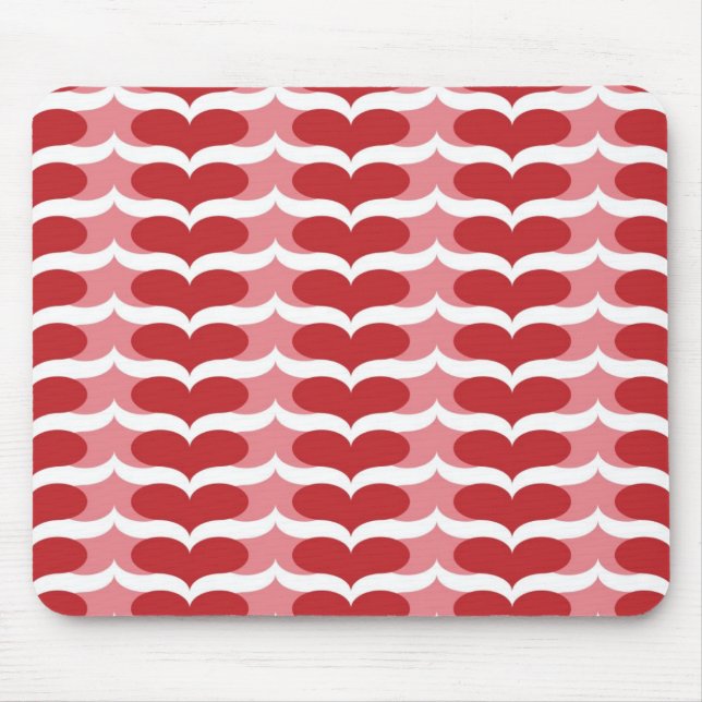 Alfombrilla De Ratón Modelo del corazón (Frente)