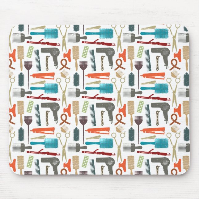 Alfombrilla De Ratón Modelo del cuidado del cabello (Frente)