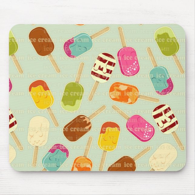 Alfombrilla De Ratón Modelo del helado (Frente)