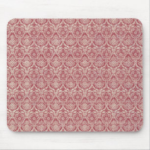 Alfombrilla De Ratón Modelo del rojo del damasco
