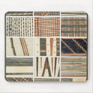 Alfombrilla De Ratón Modelo del tapa polinesio del cocinero