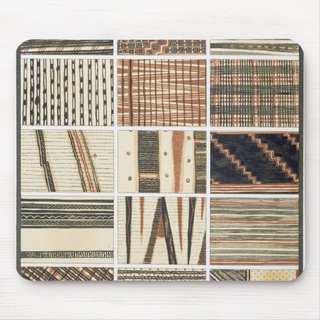 Alfombrilla De Ratón Modelo del tapa polinesio del cocinero (Frente)