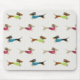 Alfombrilla De Ratón Modelo delicioso del Dachshund