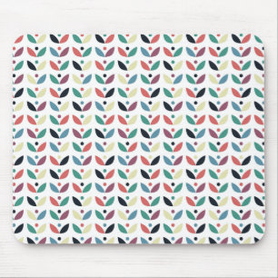 Alfombrilla De Ratón Modelo geométrico floral del arte popular
