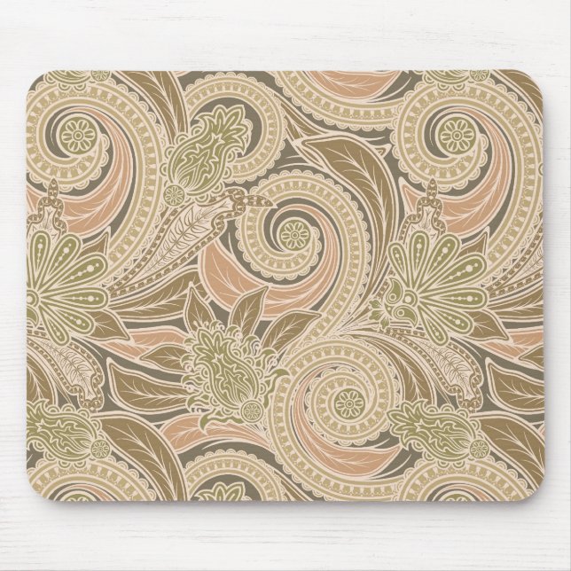 Alfombrilla De Ratón Modelo hermoso de Paisley (Frente)