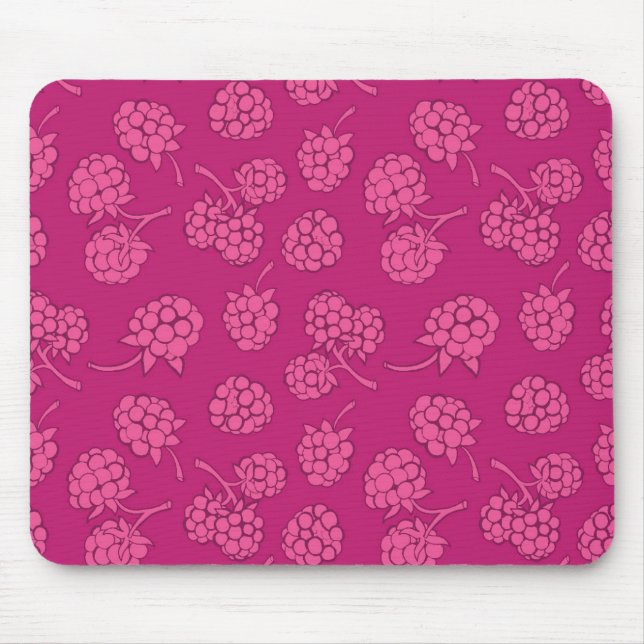Alfombrilla De Ratón Modelo magenta de la baya (Frente)