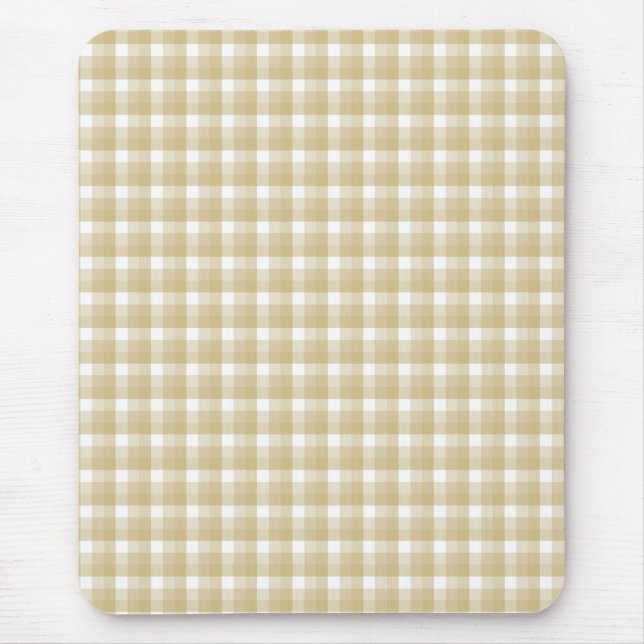 Alfombrilla De Ratón Modelo marrón claro del control. Guinga beige (Frente)