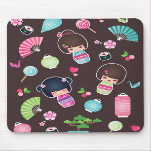 Alfombrilla De Ratón Modelo Mousepad de Kokeshi