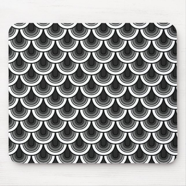 Alfombrilla De Ratón Modelo retro inconsútil de Mousepad (Frente)