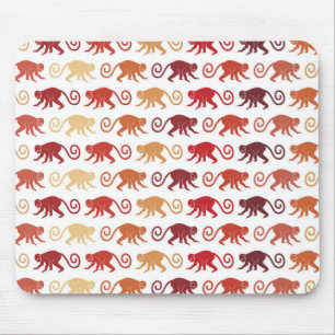 Alfombrilla De Ratón Modelo rojo de los monos