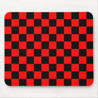 Alfombrilla De Ratón Modelo rojo y negro del inspector
