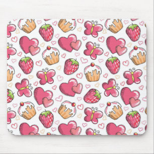 Alfombrilla De Ratón modelo romántico de la comida