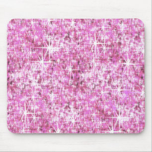 Alfombrilla De Ratón Modelo rosado del purpurina