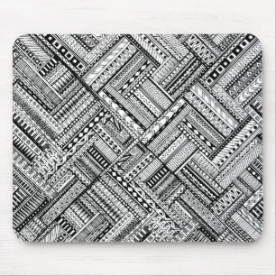 Alfombrilla De Ratón Modelo tribal inspirado del arte