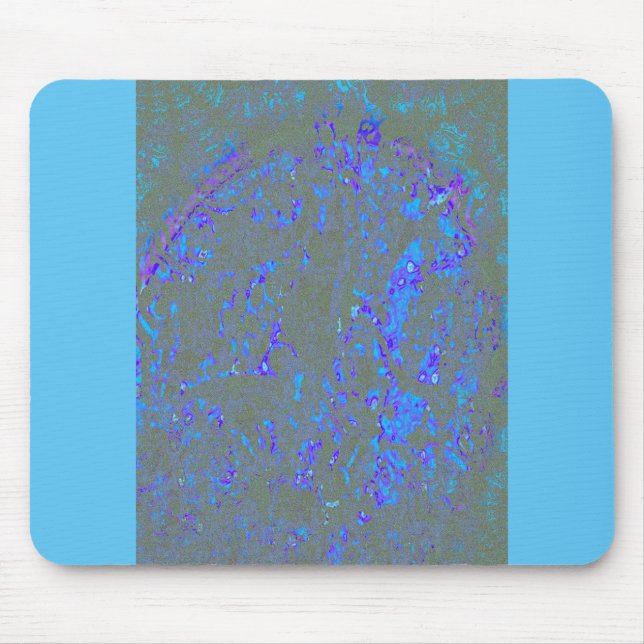 Alfombrilla De Ratón Modern_elegante_theResumen art_BLUE (Frente)