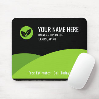 Alfombrilla De Ratón Modern Lawn Care Landscaping Business