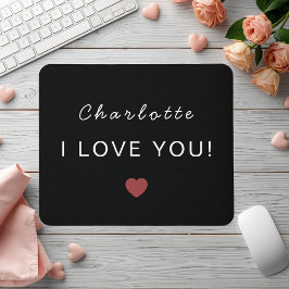 Alfombrilla De Ratón Modern Personalized Valentine Mouse Pad