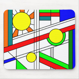 Alfombrilla De Ratón Moderna apariencia de vidrio templado