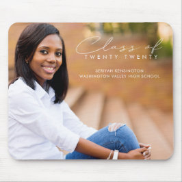 Alfombrilla De Ratón Moderna clase de graduación de guión elegante de l