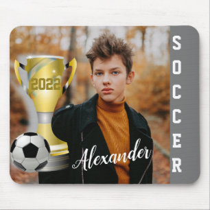 Alfombrilla De Ratón Moderna foto y nombre para el deporte de fútbol gr