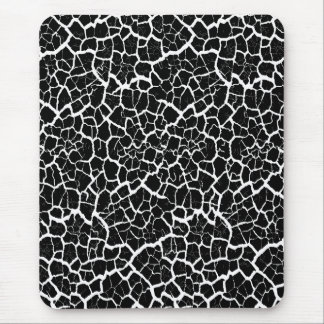 Alfombrilla de ratón moderna, negra, blanca, abstr