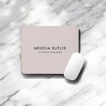 Alfombrilla De Ratón Moderno Rubor minimalista Beige<br><div class="desc">almohadilla de ratón minimalista y moderna.</div>