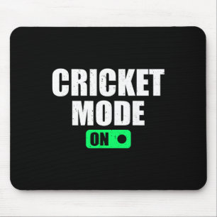 Alfombrilla De Ratón Modo Cricket Activado - Jugador de Cricket Cricket