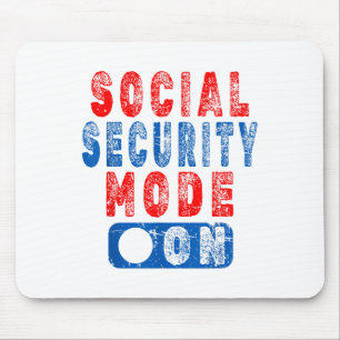 Alfombrilla De Ratón Modo de seguridad social activado - Humor ciudadan