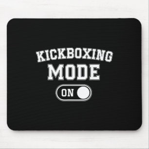 Alfombrilla De Ratón Modo Kickboxing Activado Regalo Divertido Entrenad