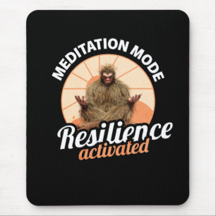 Alfombrilla De Ratón Modo Meditación Bigfoot Resiliencia Activada