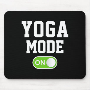 Alfombrilla De Ratón Modo Yoga Activado Yogini Yogi Divertido 