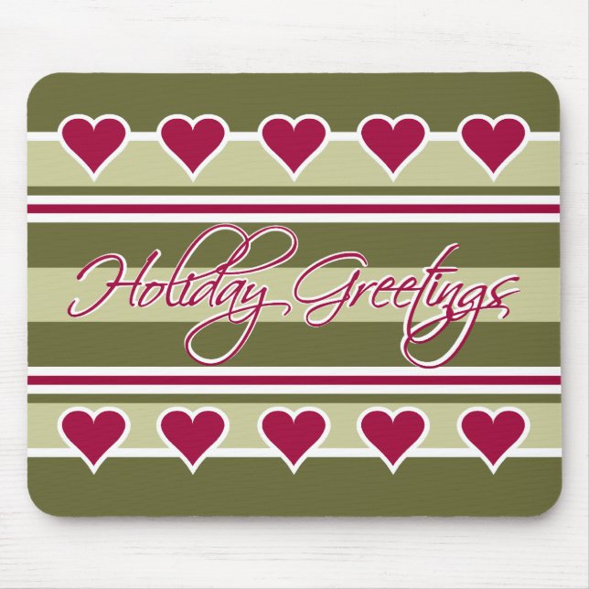 Alfombrilla De Ratón Módulo de saludos de vacaciones (Frente)